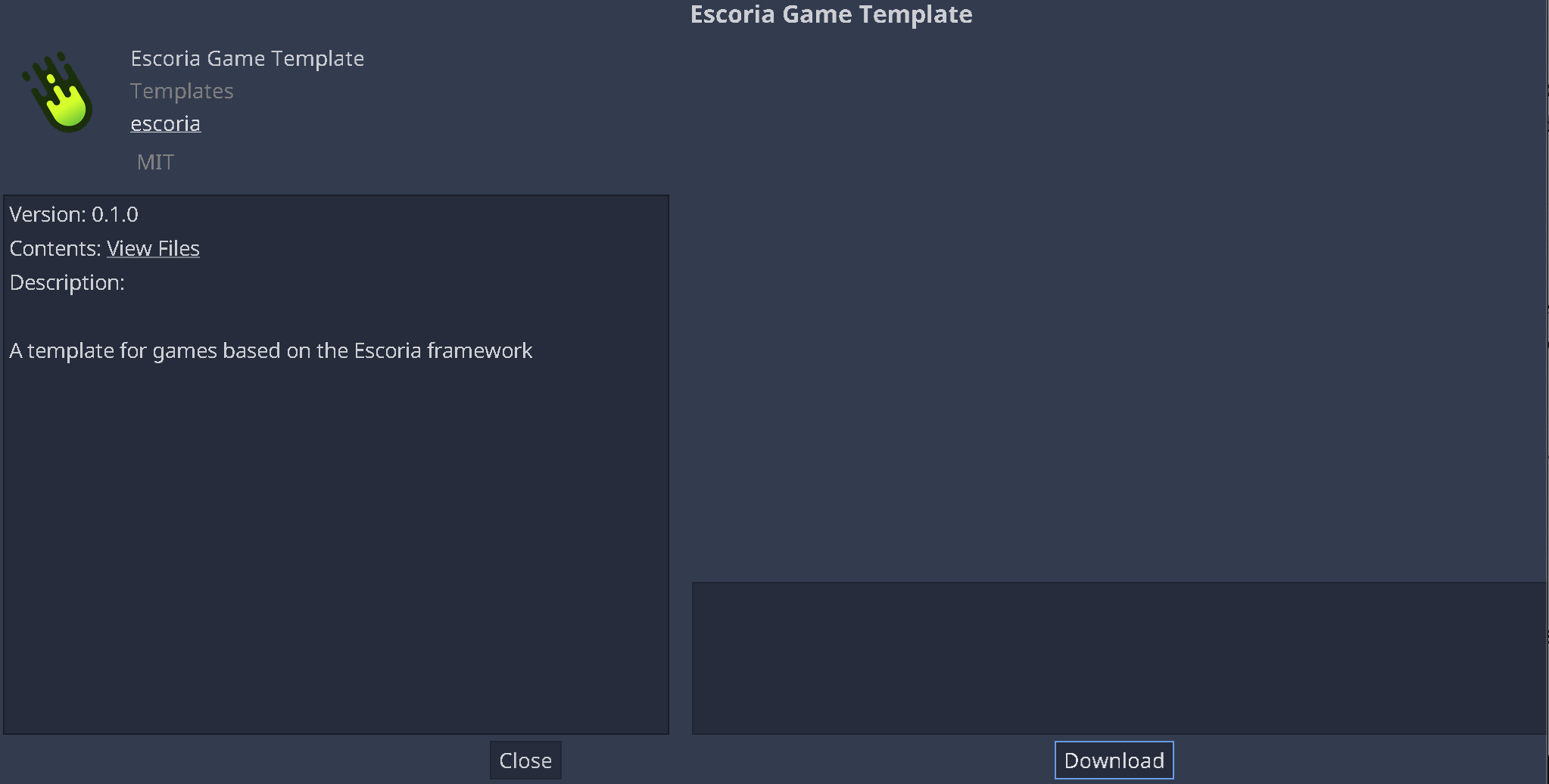 Details from the Escoria game template