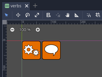 Verbs scene